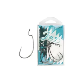   Mikado Jaws Offset 1 Hameçon offset barbelé à œillet 7pcs