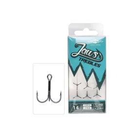   Mikado Jaws Hármashorog 1 Hameçon triple barbelé pour carnassiers avec œillet 5 pièces