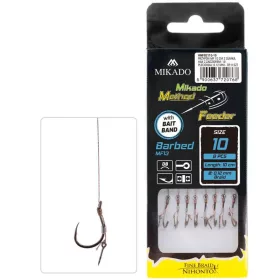   Mikado Method Feeder MF13 à pic à appât 12 à œillet, à ardillon Hameçon monté 8 pièces