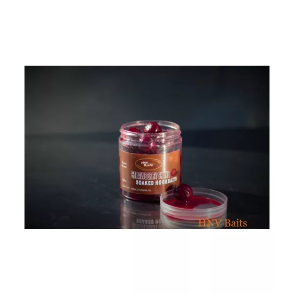 HNV Baits Strawberry Shake 24mm Appât d'hameçon pré-trempé 220gr