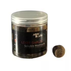   HNV Baits Liver Garlic Soluble Big Balls Hookbaits Appât soluble pour hameçon 30mm 165gr