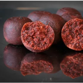   HNV Baits Red Spicy Squid Soluble Big Balls Hookbaits Appât soluble pour hameçon 30mm 165gr