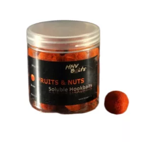   HNV Baits Fruits & Nuts Soluble Hookbaits 24mm Appât Soluble à Hameçon 165gr