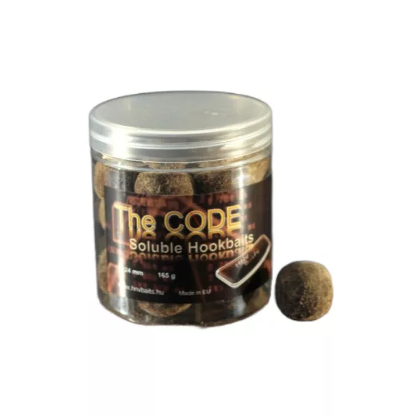 HNV Baits The Code Soluble Hookbaits 24mm Bouillettes Solubles Hameçon 165gr