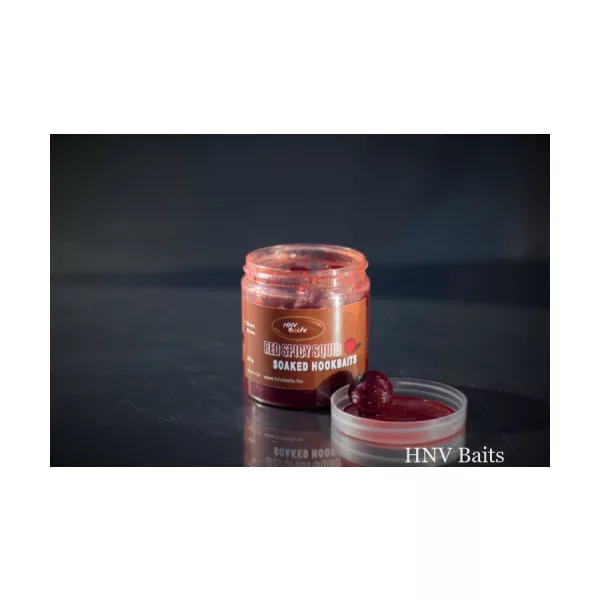 HNV Baits Red Spicy Squid 24mm Appât pré-trempé 220gr
