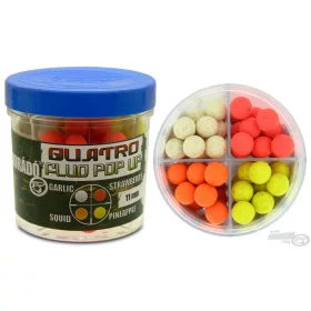   Haldorádó Quatro Fluo Pop Up Boilies 11 mm / 4 saveurs dans une boîte