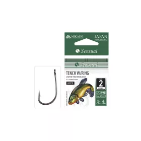   Mikado Sensual Tench W/Ring 6 Hameçon pour brème à œillet et avec ardillon 10 pièces