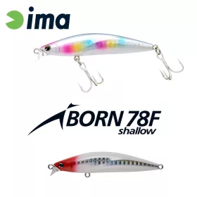 Ima iBorn 78F Shallow 7,8cm 8,5gr 001 Red Head Wobbler