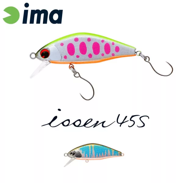 Ima Issen 45S 4,5cm 3,7gr 116 Oikawa Orange Berry Wobbler