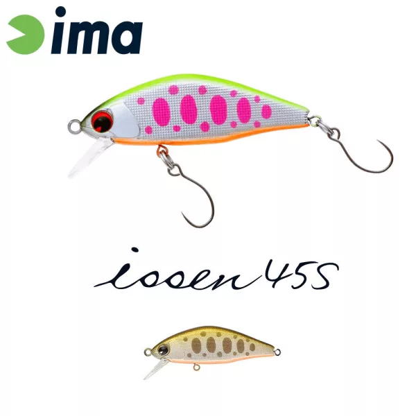 Ima Issen 45S 4,5cm 3,7gr 120 Pearl Yamame Trout Wobbler