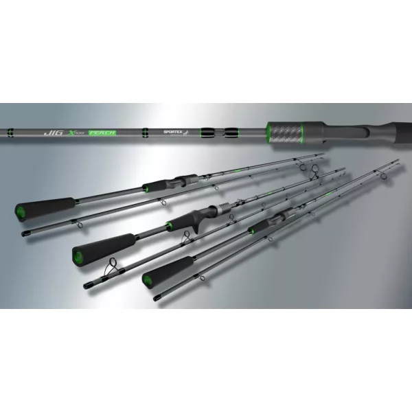Sportex Jig-Xpert Zander 1,92m 19-48gr Canne à pêche spinning 2 brins