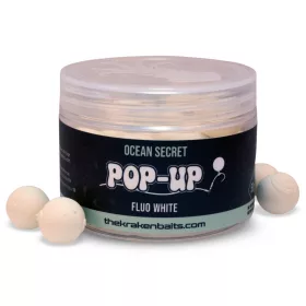   The Kraken Baits Ocean Secret Fluo White Hal-Kagyló 18mm Pop Up 50gr