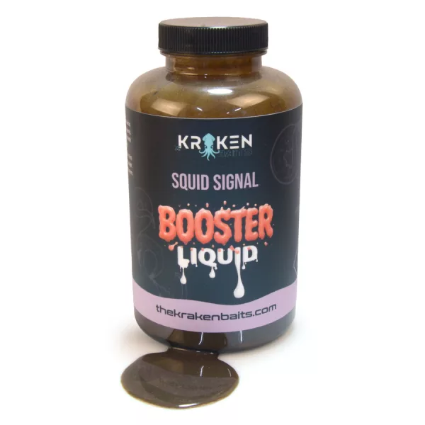 The Kraken Baits Squid Signal Tintahal Booster Folyékony Aroma 500ml
