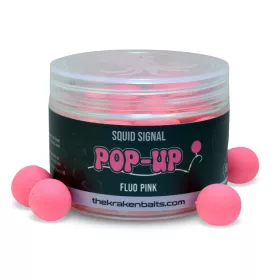   The Kraken Baits Squid Signal Fluo Pink 15mm Tintahal Pop Up 50gr