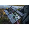 Korum Slim Blox Boîte à Matériel avec 5 Aiguilles à Appâts et des Ciseaux