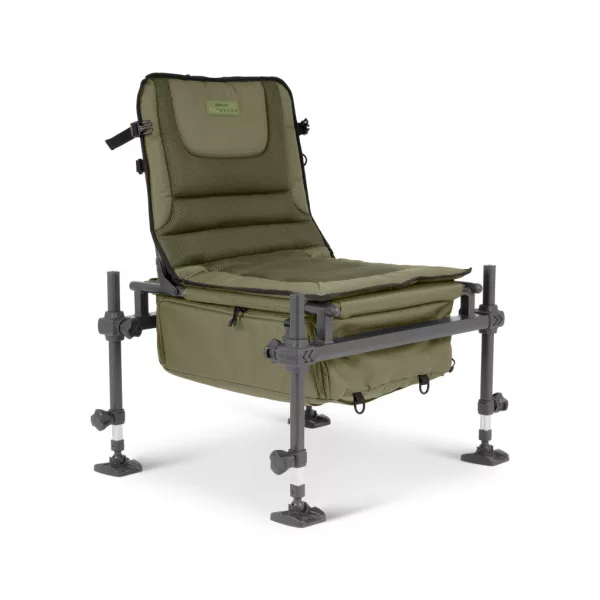 Korum Progress Ruckchair S23 Deluxe Chaise de Pêche avec Sac