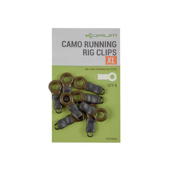 Korum Xl Running Rig Clips Agrafe émerillon