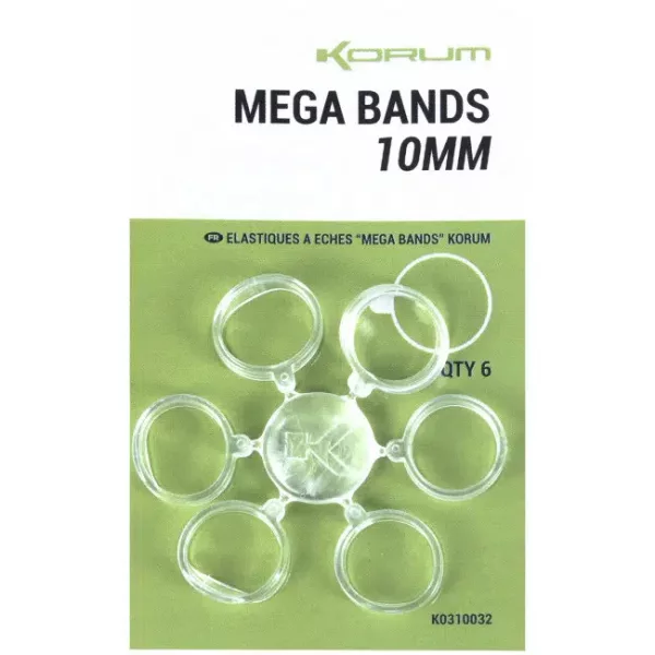 Korum Mega Bands 10mm Anneau à pellet