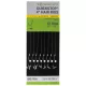 Korum Big Fish Hair Rigs W Quickstops Size 10 Hameçon monofilament pré-monté avec œillet et ardillon 8 pièces