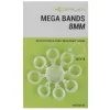 Korum Mega Bands 8mm Anneaux 8 pièces