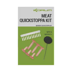   Korum Meat QuickStoppa Kit Kit d'Arrêts pour Chair à Pâté