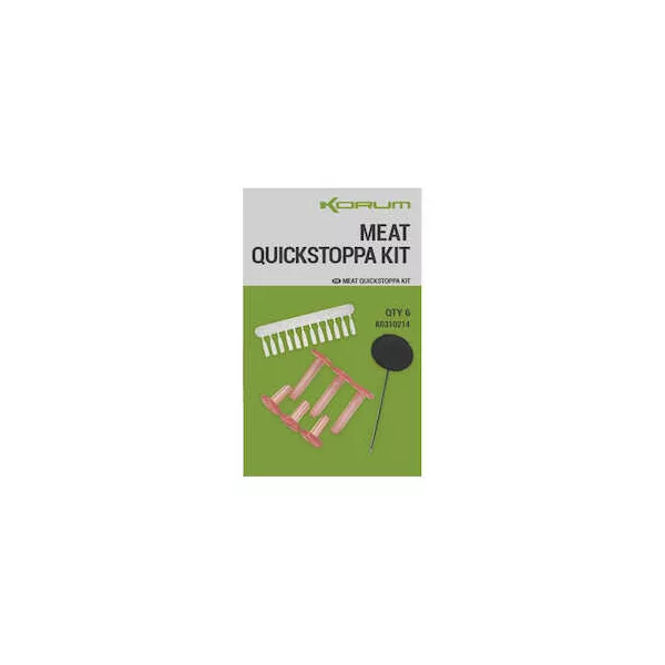 Korum Meat QuickStoppa Kit Kit d'Arrêts pour Chair à Pâté