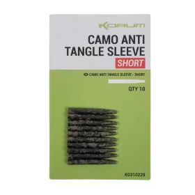   Korum Camo Anti Tangle Sleeve Short Anti-emmêlement 10pcs 28mm