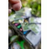 Korum Quickstop Hook Hairs 12 Hameçon Bas de Ligne Monofil à œillet avec ardillon 4 pièces
