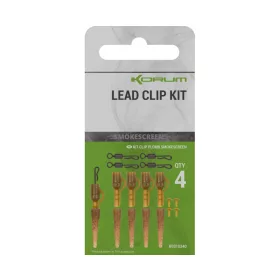 Korum Smokescreen Lead Clip Kit 4db