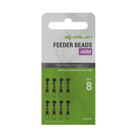 Korum Smokescreen Feeder Beads 4mm Émerillon 8pcs