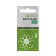 Korum Smokescreen Mega Bands 8mm Anneaux à Pellets 8pcs