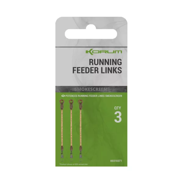 Korum Smokescreen Running Feeder Links Anti-Emmêlement 3pcs