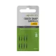 Korum Smokescreen Quick Snap Swivels Large Émerillons 8db