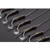 Korum Power Braid Spiked Method Hair Rigs 12 Füles, Szakállas Fonott Előkötött Horog Csalitüskével 8db