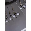 Korum Power Braid Spiked Method Hair Rigs 12 Füles, Szakállas Fonott Előkötött Horog Csalitüskével 8db