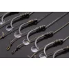 Korum Power Braid Method Hair Rigs 10 Füles, Szakállas Fonott Előkötött Horog 8db