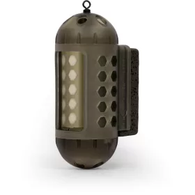   Cage &agrave; asticots Korum Window Maggot Feeder L 120gr avec fen&ecirc;tre