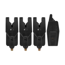   Kit détecteur de touche électrique Korum KRI 3+1 pièces avec 3 swingers