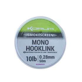   Korum Smokescreen Mono Hooklink 0,28mm Bas de ligne Monofilament 50m