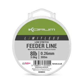   Fil principal monofilament Korum Limitless Feeder Line 0,26mm 300m