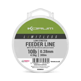   Fil principal monofilament Korum Limitless Feeder Line 0,28mm 300m