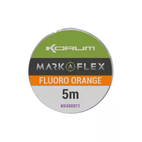 Korum Marka Flex Fluoro Bas de ligne monofilament orange 5m