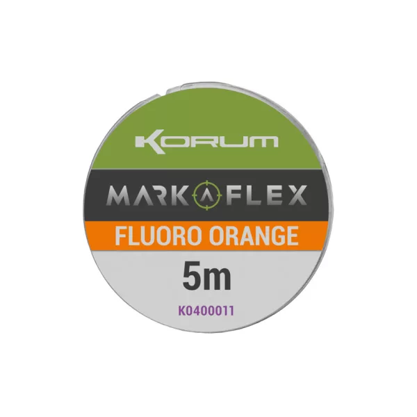 Korum Marka Flex Fluoro Bas de ligne monofilament orange 5m