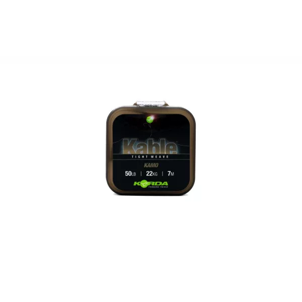 Korda Kable Tight Weave Kamo 7m 22kg Tête de ligne