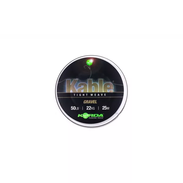 Korda Kable Tight Weave Gravel 25m 22kg Tête de ligne