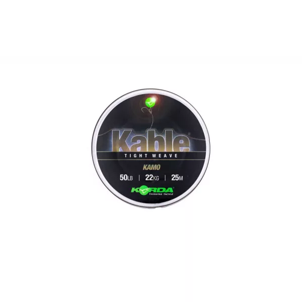 Korda Kable Tight Weave Kamo 25m 22kg Tête de ligne
