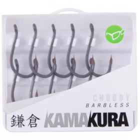   Korda Kamakura Choddy Barbless 8 Hameçon sans ardillon à œillet 10db