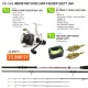 Set de pêche Nevis Canne Primus Carp Feeder 360 120gr avec Moulinet By Döme TF Pearl Carp 5000 et Set de paniers Method Carp Feeder