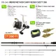 Nevis Canne Primus Carp Feeder 390 140gr avec Moulinet By Döme TF Pearl Carp 5000 et Set de paniers Method Carp Feeder
