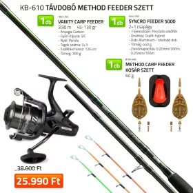Nevis Távdobó Method Feeder Szett